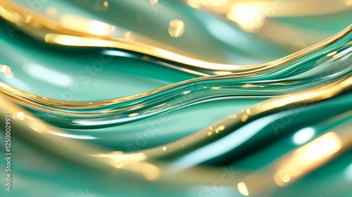 Emerald green background