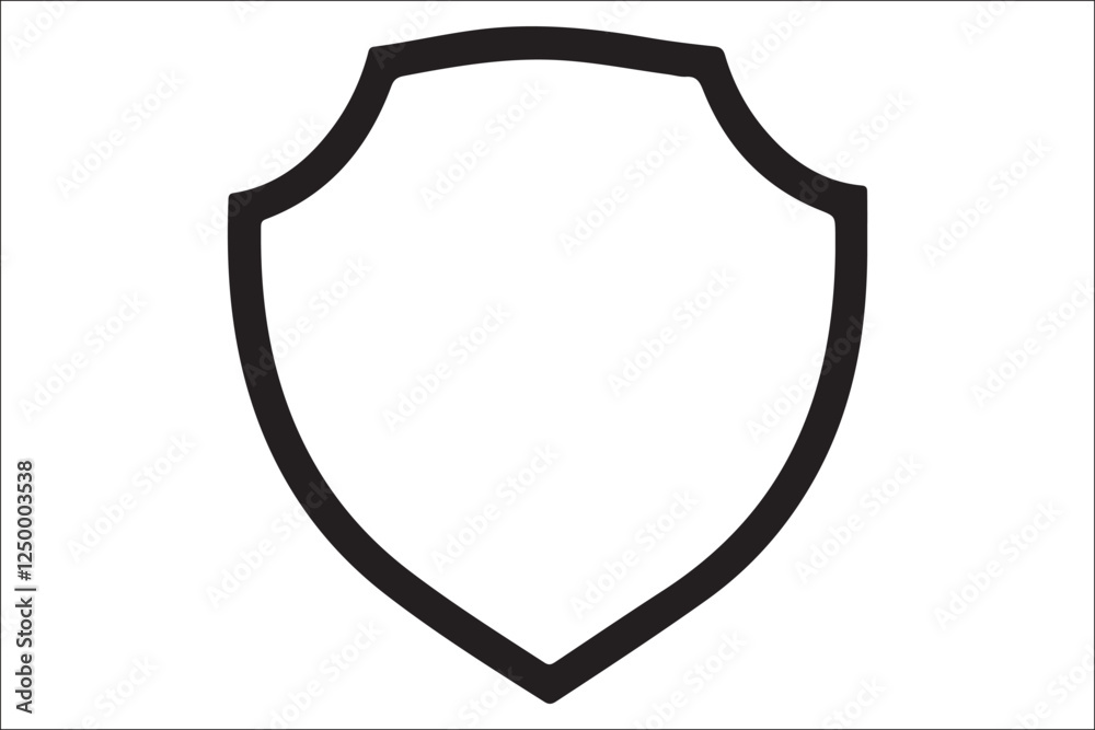Shield Vector Icon Set for Security and Protection Designs Shield Vector Icon Set for Security and Protection Designs