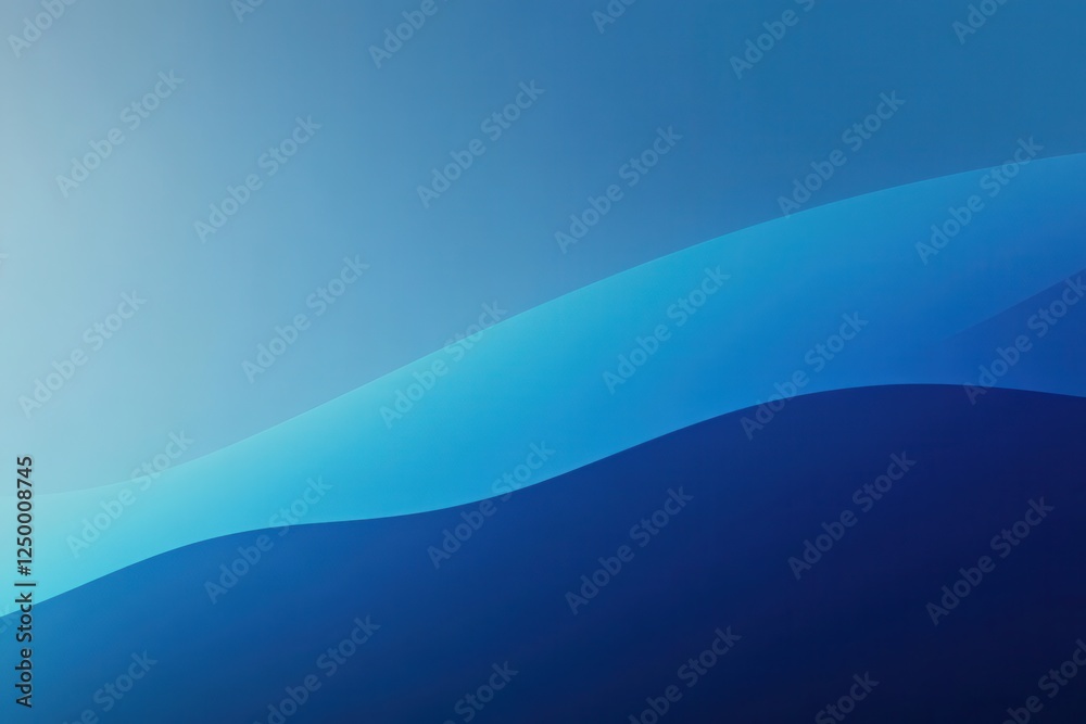 Abstract Blue Wave Gradient Background Design Abstract Blue Wave Gradient Background Design