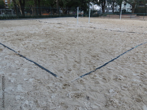 beach volleyball net