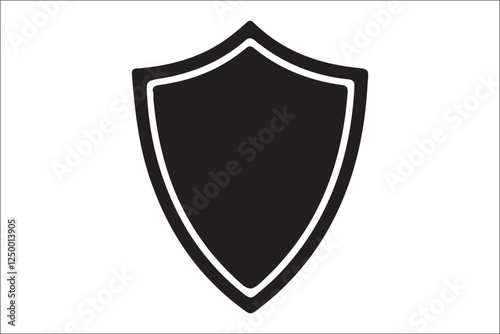 Shield Vector Icon Set for Security and Protection Designs photo