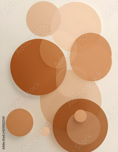 Wallpaper Mural abstract background with circles Torontodigital.ca