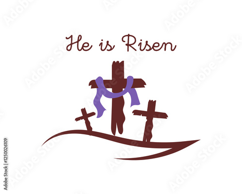 Easter Resurrection Crosses He is Risen, Christian Faith, Holy, Scripture, Celebration, Symbol, Hope