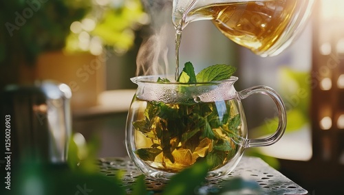 Refreshing Mint Tea: A Moment of Tranquility
