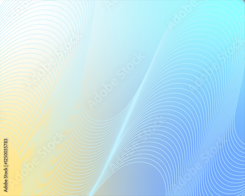 Pastel tint gradient background with wavy lines texture