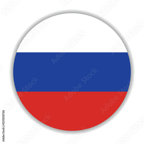 Free Download Russia flag. Russia circle flag logo icon computer vector illustration design - GFXLoad