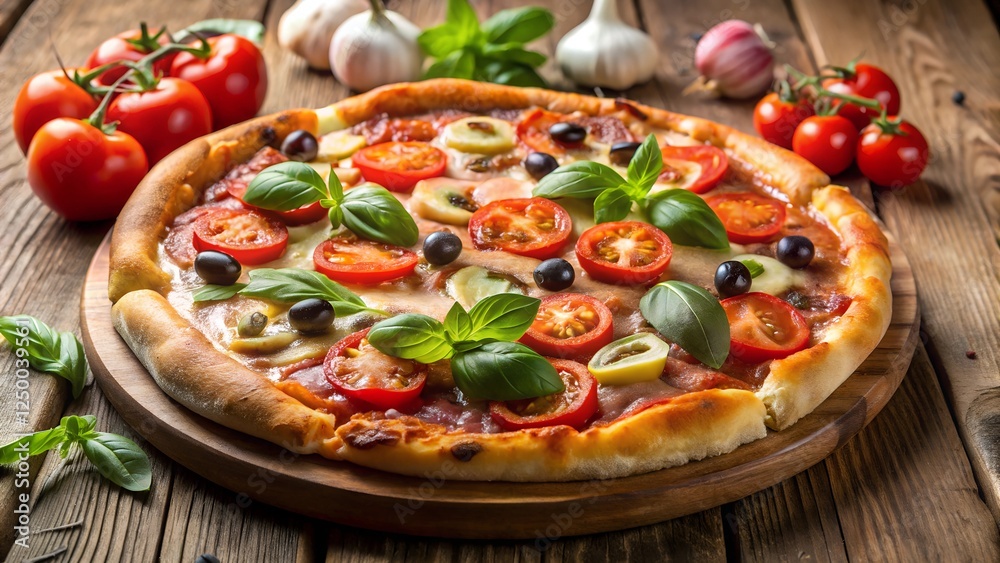 spicy pizza. appetizing pizza. spicy pizza. appetizing pizza.