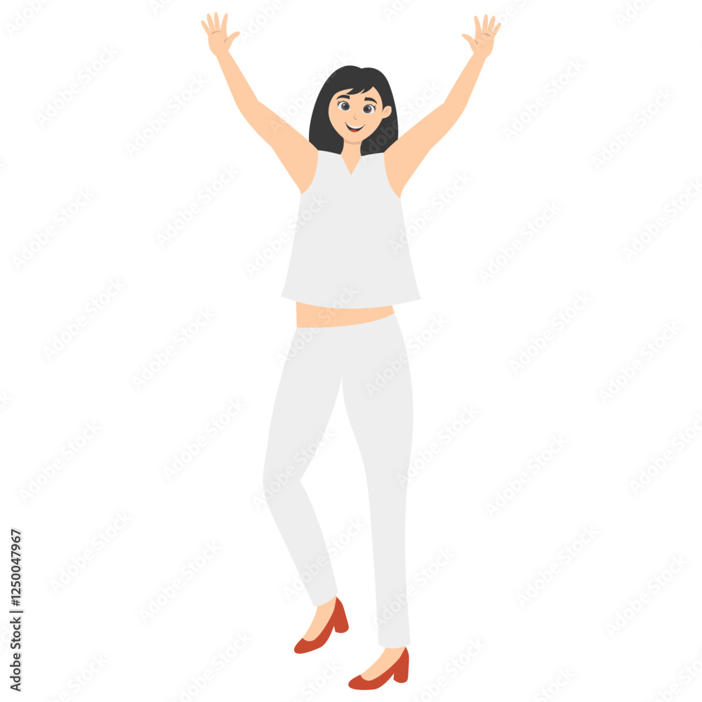 Illustration of People Smile. World Smile Day Celebration. Vector Character. Illustration of People Smile. World Smile Day Celebration. Vector Character.