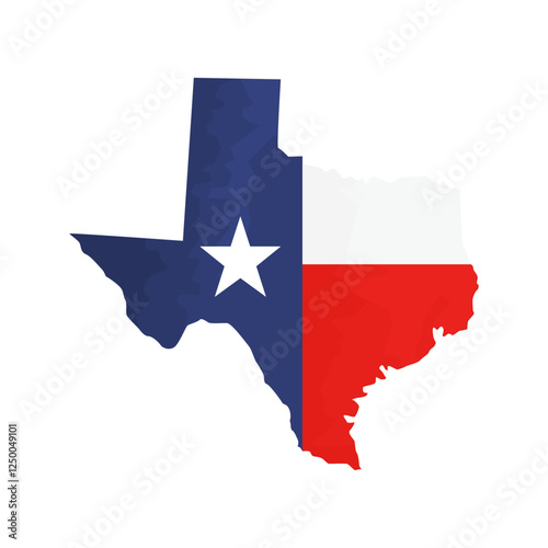 Texas state map with natural texture. Texas Independence Day. American states. capital city of Austin