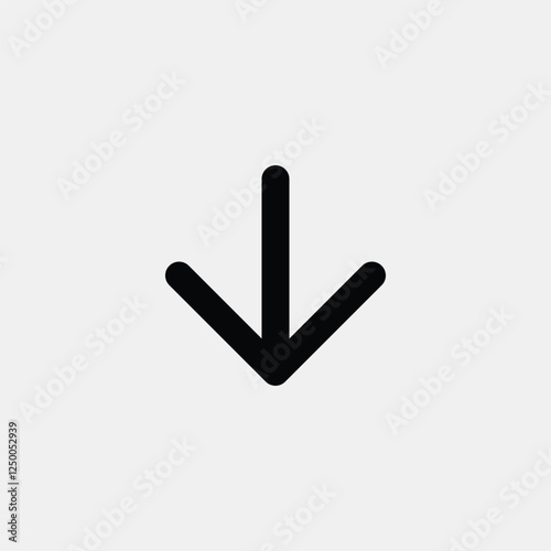 Simple Down Arrow Icon
