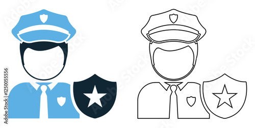 Authority icon vector, law, leadership, and power pictogram symbol ui and ux design, glyphs and stroke line