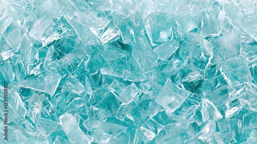 Crystal Clear Ice Shards Sparkling in Bright Sunlight, Invoking a Refreshing Spring Vibe and Nature's Beauty Crystal Clear Ice Shards Sparkling in Bright Sunlight, Invoking a Refreshing Spring Vibe and Nature's Beauty