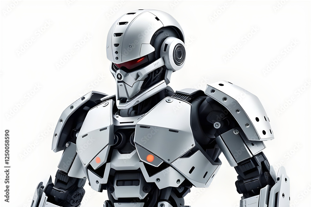 Futuristic Robot Soldier: Advanced Combat Android Futuristic Robot Soldier: Advanced Combat Android