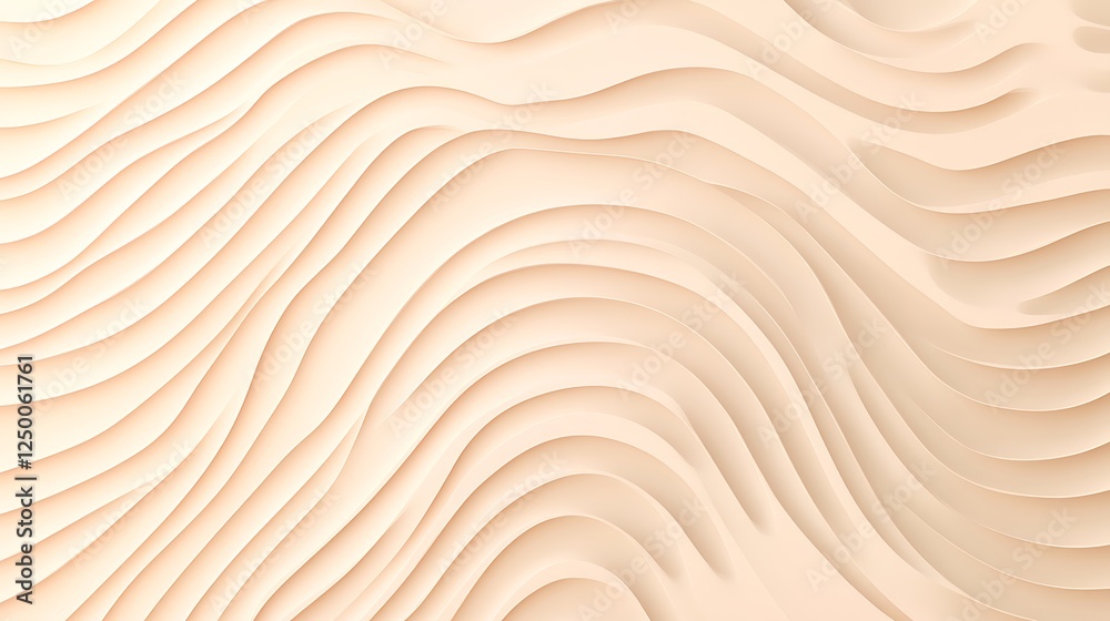 Beige wavy texture background Beige wavy texture background