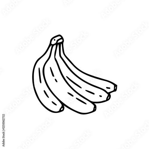 bunch of bananas vector illustration
