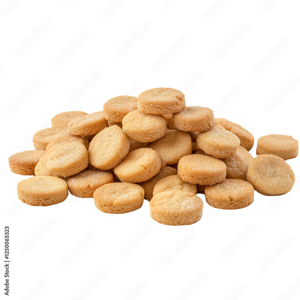 Delicious Sweet Sugar Cookies Round Buttery Biscuits Homemade Bakery Treats Heap of Snacks, Transparent Background, Ai Generated Images Delicious Sweet Sugar Cookies Round Buttery Biscuits Homemade Bakery Treats Heap of Snacks, Transparent Background, Ai Generated Images