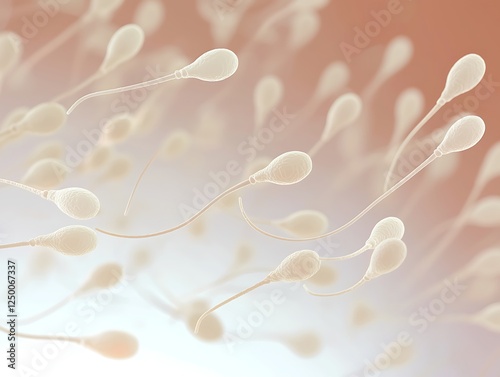 Sperm Cells Microscopic View photo