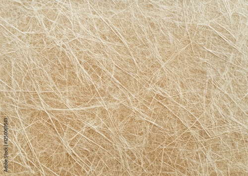 Beige paper texture, close-up, fibers, background photo