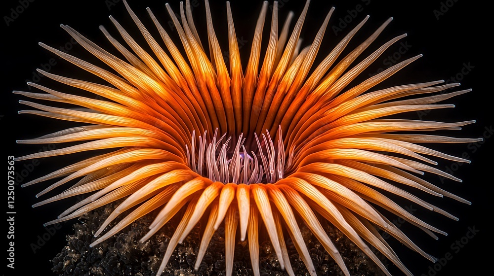 Obraz premium Orange Sea Anemone Close-up