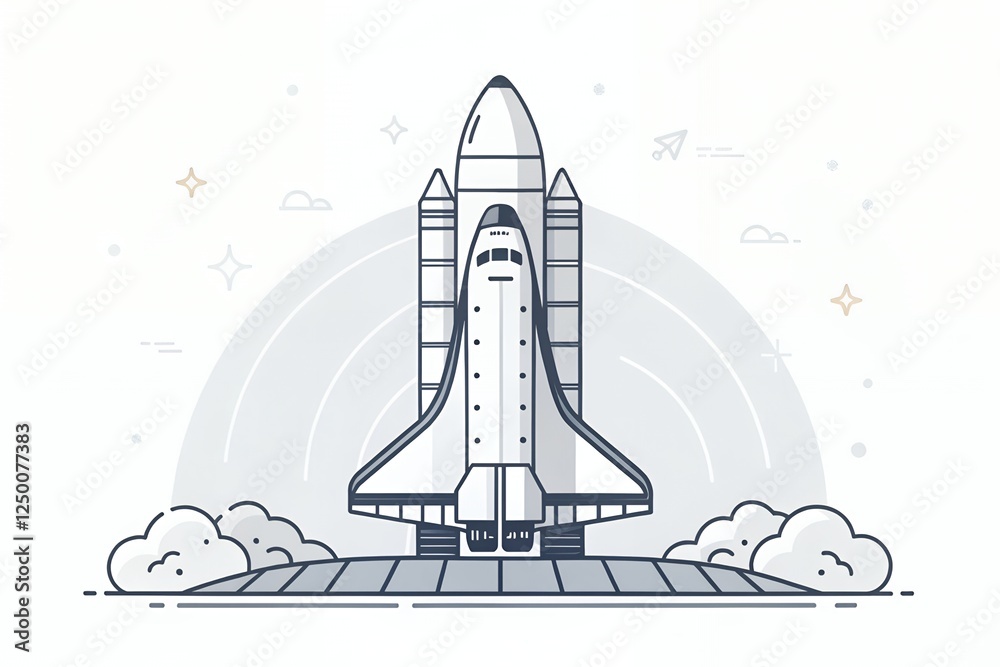 Space Shuttle Launch Rocket Takeoff Startup Innovation Technology Futuristic Space Exploration Space Shuttle Launch Rocket Takeoff Startup Innovation Technology Futuristic Space Exploration