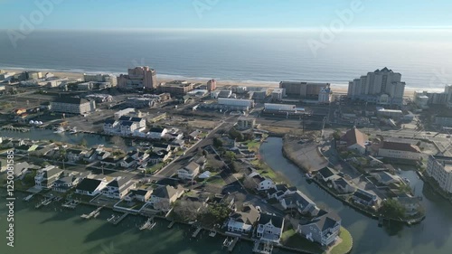 Stunning Overhead view of Ocean City Maryland