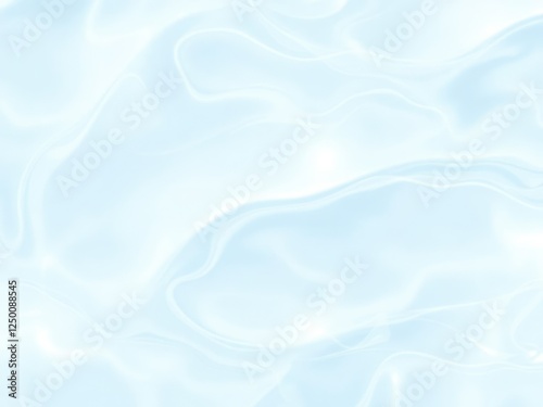 creamy light blue texture with soft wave resembling gentle ocean waves, serene, fluid photo