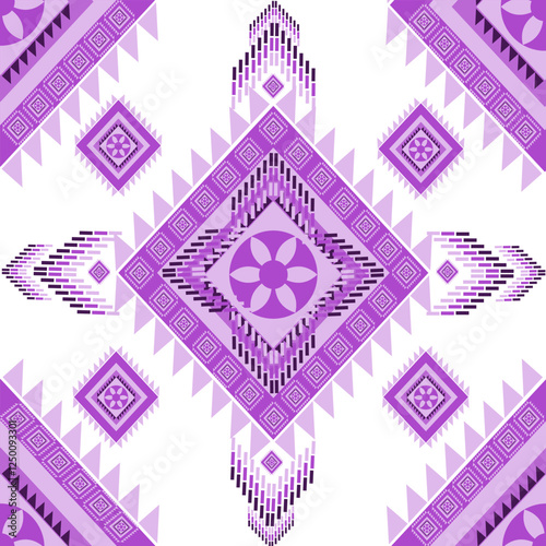 Traditional seamless geometric pattern