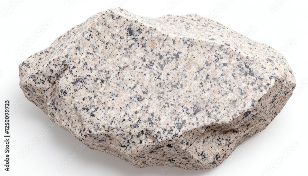 Obraz premium Detailed View of a Large Granite Stone with Natural Speckled Patterns