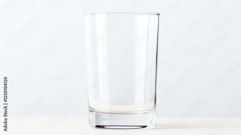 Water Tumbler on White