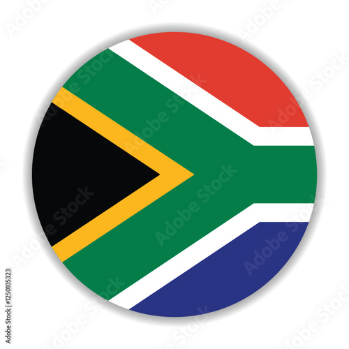 South Africa flag. South Africa circle flag logo icon computer vector illustration design Free Download South Africa flag. South Africa circle flag logo icon computer vector illustration design - GFXLoad