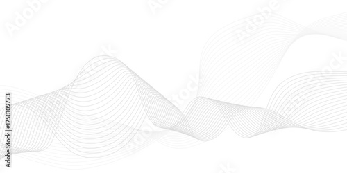 Abstract wavy curve lines background. Modern template abstract design flowing particles wave digital frequency track equalizer. abstract wave line for banner, wallpaper background with wave design.