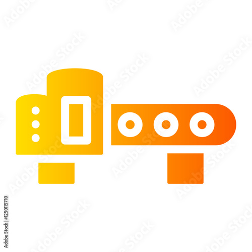 conveyor belt Gradient icon