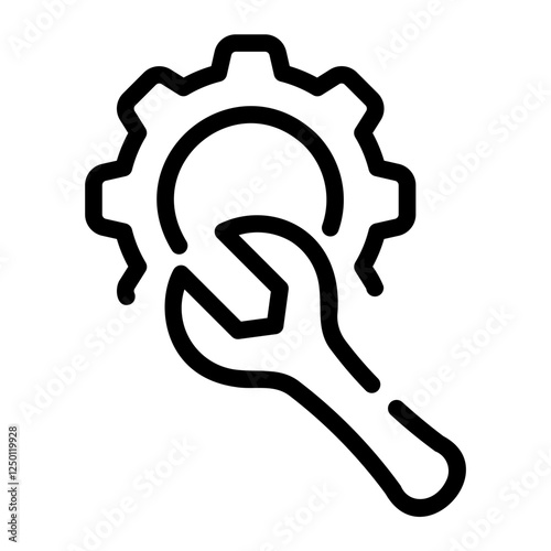 wrench Line Icon