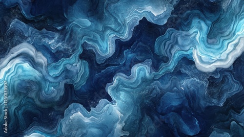 Ocean-inspired watercolor background with seamless shades of blue and turquoise, featuring organic textures that evoke gentle water ripples and a natural, fluid feel.  
