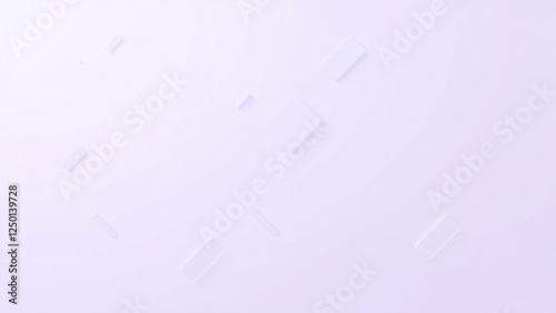 Clean render, plain purple background, pale gradients design,  soft blur.