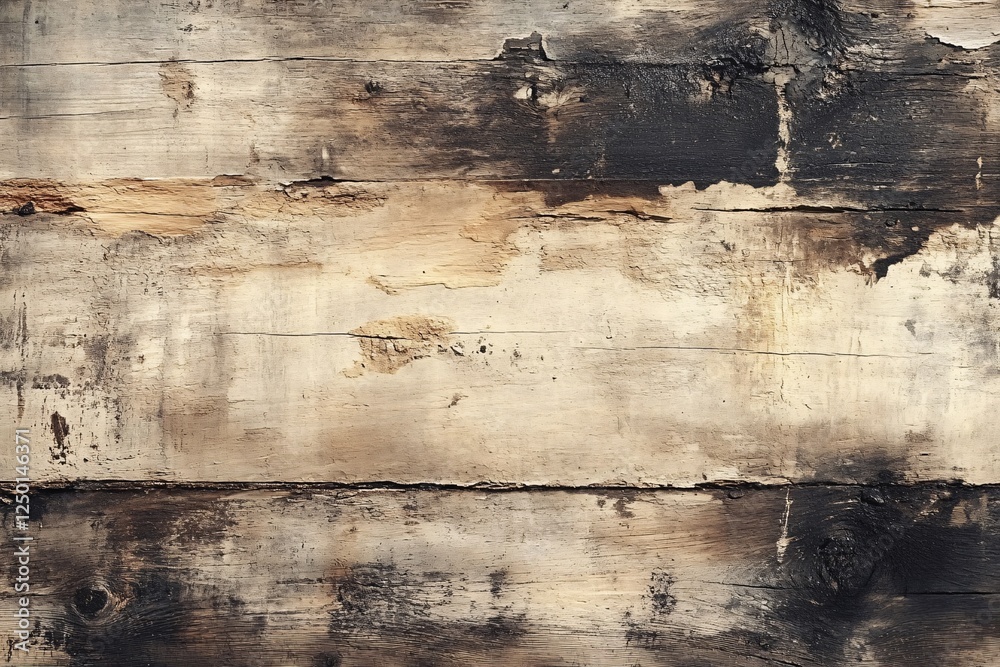 Weathered Wooden Planks Show Age And Texture Weathered Wooden Planks Show Age And Texture
