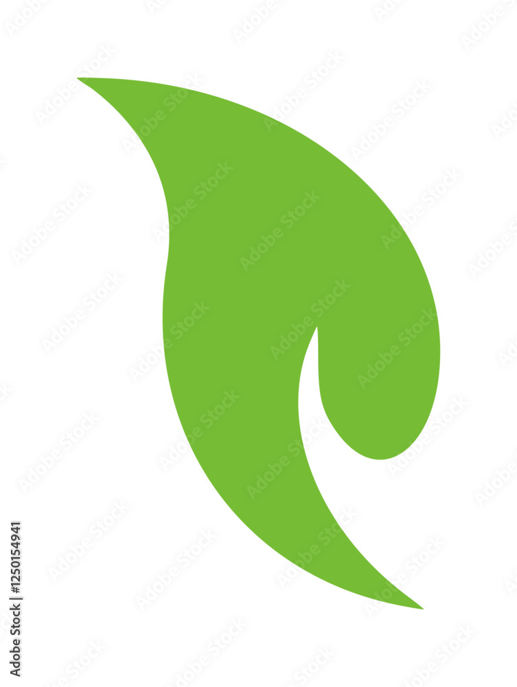 Abstract Green Leaf Design Abstract Green Leaf Design