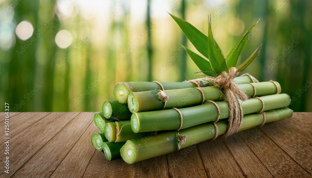 Fototapeta premium Fresh Green Bamboo