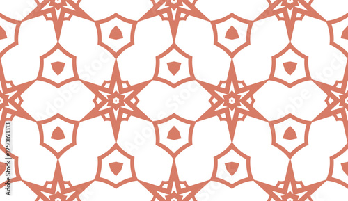 Unique, abstract geometric pattern. Seamless vector illustration. For design, wallpaper, background