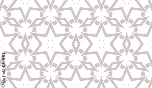 Modern seamless geometric ornament. Vector illustration. Line art design. For print, wallpaper, backgorund