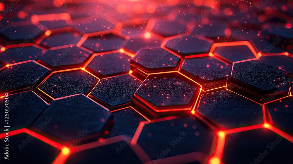 Abstract Red Technology Hexagonal Background, Representing Digital Connectivity, Network Systems, and Technological Advancement in the Digital World Abstract Red Technology Hexagonal Background, Representing Digital Connectivity, Network Systems, and Technological Advancement in the Digital World