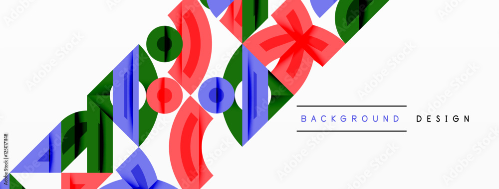 Abstract geometric background with shapes, featuring circular and rounded elements. Bold contrast, smooth gradients, dynamic composition, futuristic style Abstract geometric background with shapes, featuring circular and rounded elements. Bold contrast, smooth gradients, dynamic composition, futuristic style
