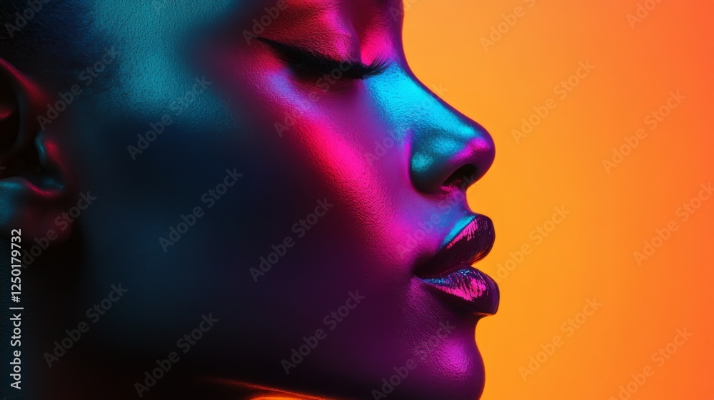 Colorful abstract representation of multiracial unity, symbolizing diversity and harmony in a minimal composition.