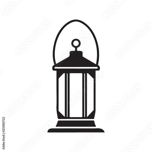 lantern icon vector