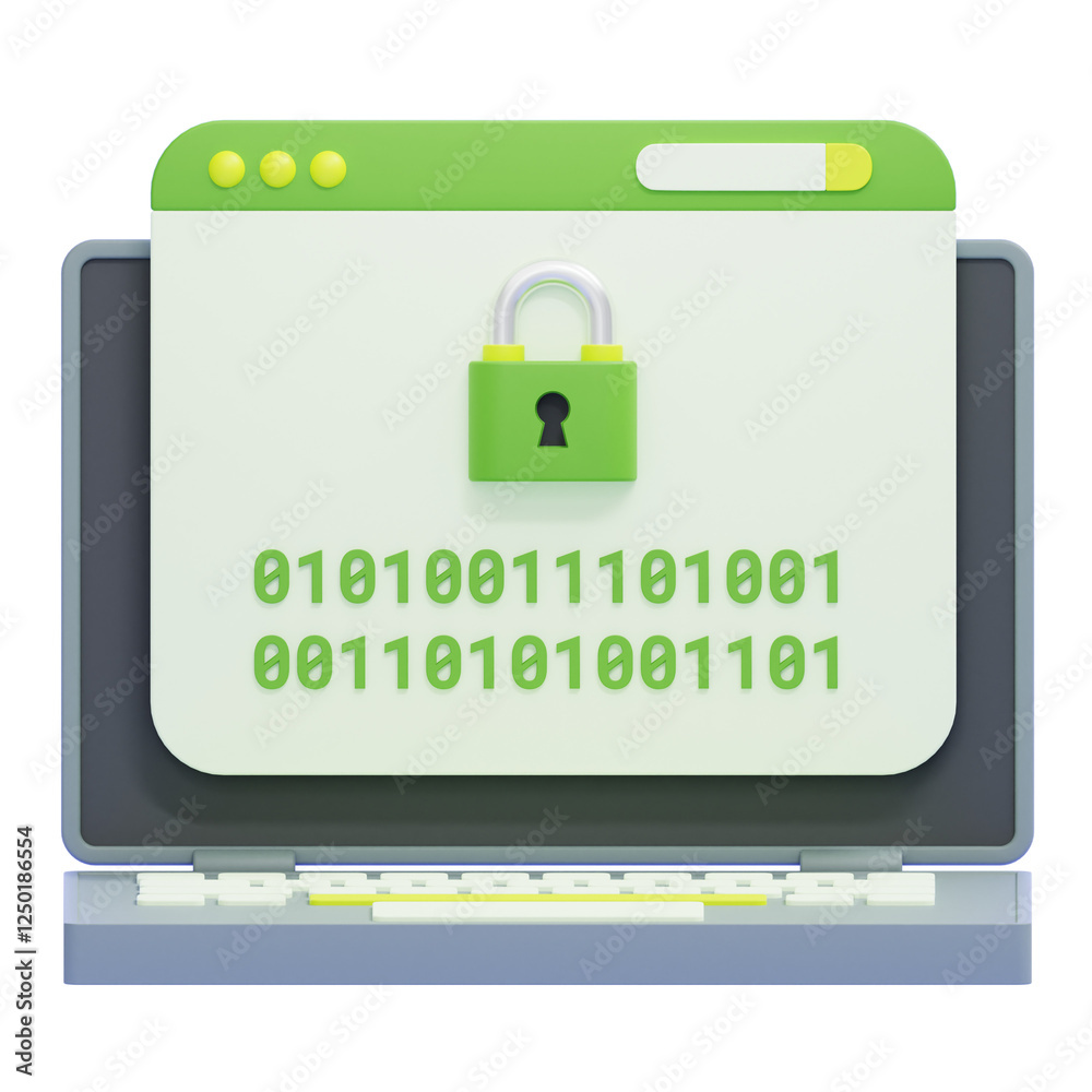 PNG 3D binary codes icon isolated on a white background PNG 3D binary codes icon isolated on a white background