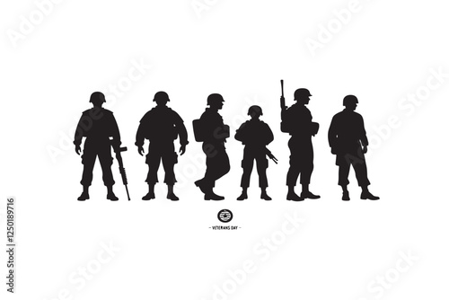 PrintSoldier Saluting Silhouette Design