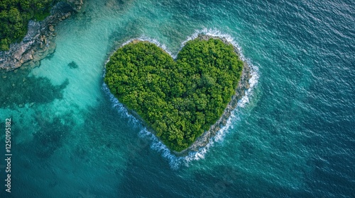 Aerial view of a heart-shaped island --ar 16:9 --style raw --stylize 250 --v 6.1 Job ID: 7df81d4d-d53f-4b0e-81c9-12fb8fc4aad8