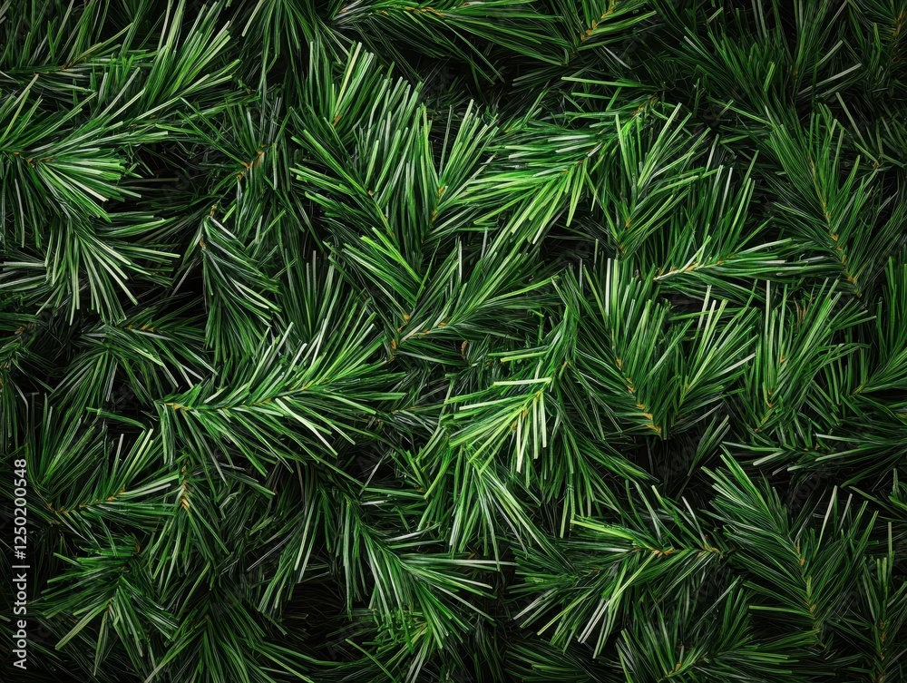 Dense Lush Green Pine Needle Background for Christmas and Holiday Decor Dense Lush Green Pine Needle Background for Christmas and Holiday Decor