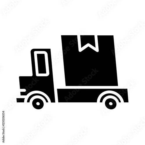 cargo truck icon	