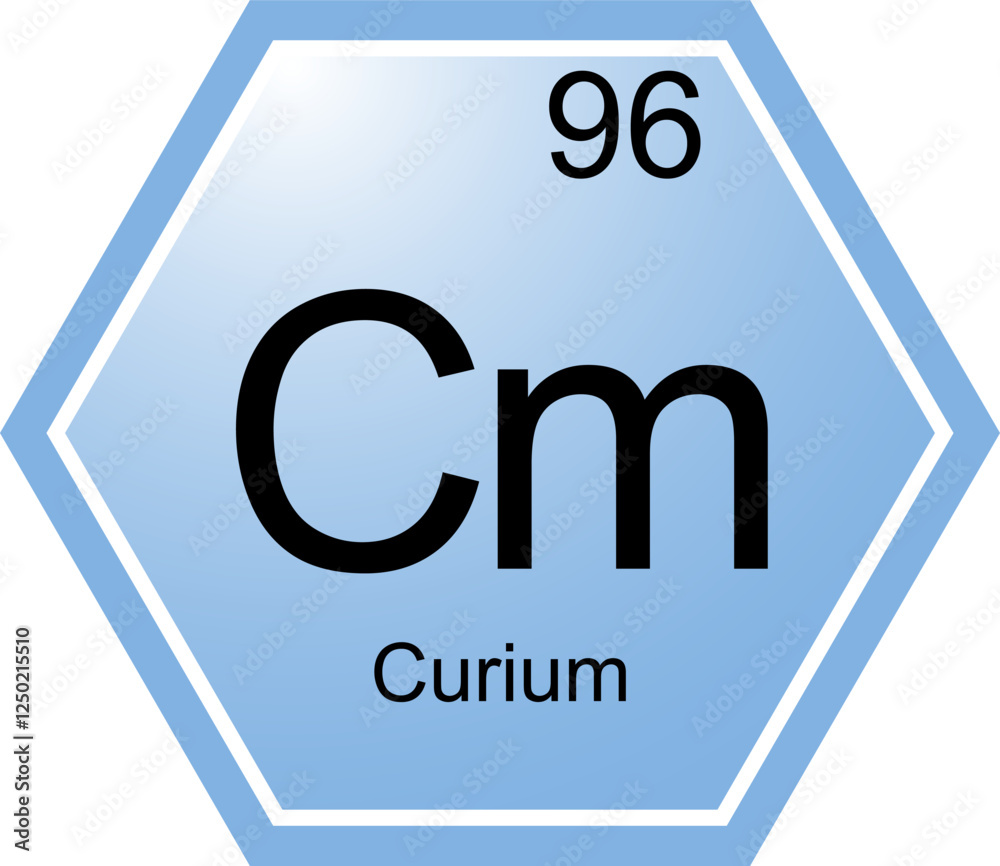 The symbol of the chemical element Cm is Curium.